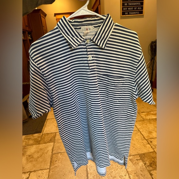 Vintage J. Crew Oarsman Striped Polo Size Medium - Picture 1 of 7
